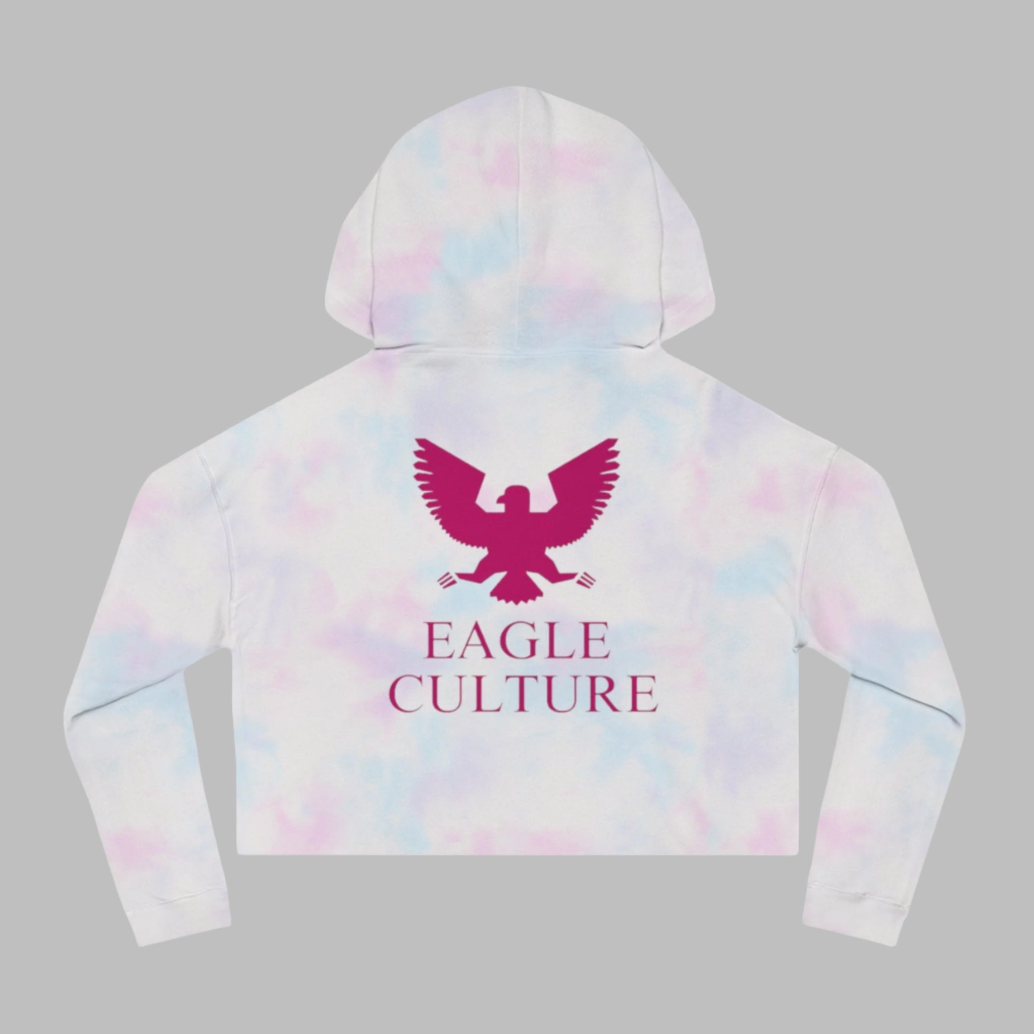 Women’s Eagle Culture Cropped Hooded Sweatshirt Black Camo