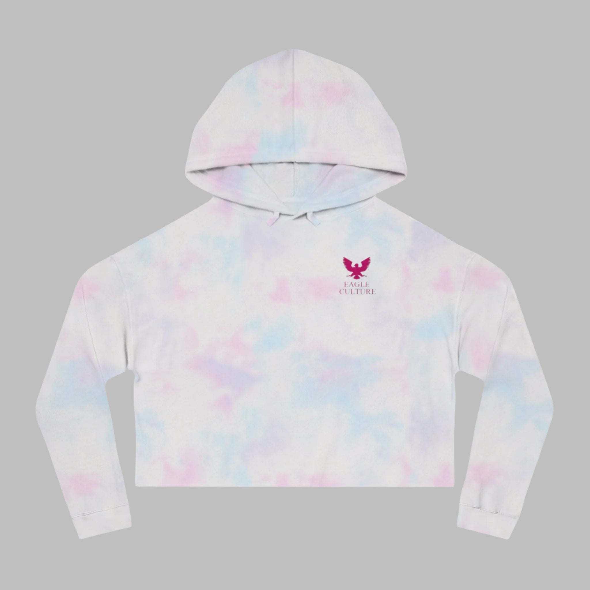 Women’s Eagle Culture Cropped Hooded Sweatshirt Black Camo